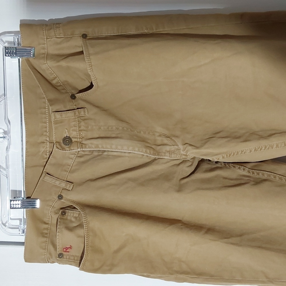 Polo Ralph Lauren|Mens Khaki Tan Straight Leg Pants /Few flaws Sz.34X32